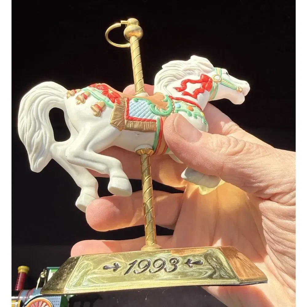 Hallmark Keepsake 1993 Tobin Fraley Porcelain Carousel Horse No Box EUC -LO10